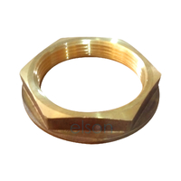 Back Nut Screwed Brass Flanged, 40mm (1 1/2")