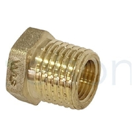 Bush Screwed Brass, 6mm MI x 4mm FI (1/4" x 1/8")