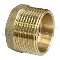 Bush Screwed Brass, 32mm MI x 20mm FI
