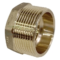 Bush Screwed Brass, 40mm MI x 25mm FI