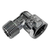 ELBOW M/F 15mm CHROME