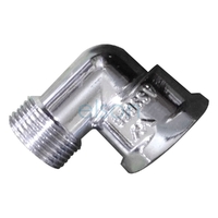 ELBOW M/F 20mm CHROME BARCODE
