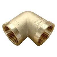 Elbow Screwed Brass Female/Female, 32mm (1 1/4")