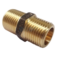 NIPPLE HEXAGON G1/2B (15mm MI) BRASS WASHER SEAL