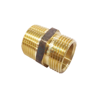 Hexagon Nipple Screwed Brass, R Thread Seal / Olive Seal, R3/4 x 20Cn (20mm MI)