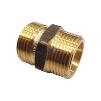 Hexagon Nipple Screwed Brass, Olive Seal / 24° Cone Seal, G3/4B x 20Cn (20mm)