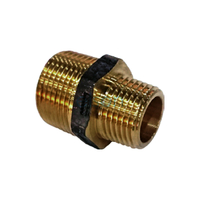 Hexagon Nipple Screwed Brass, R Thread Seal, R3/4 x R1/2