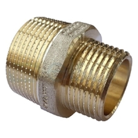 NIPPLE RED. HEXAGON 32mm x 25mm BRASS