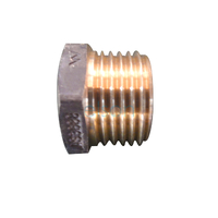 Plug Screwed Brass, 4mm (1/8")