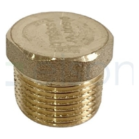 PLUG 10mm (3/8") BRASS