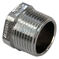 PLUG 15mm CHROME