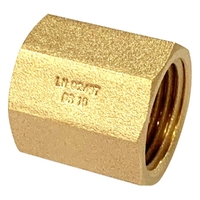 Socket Screwed Brass, 15mm (1/2")