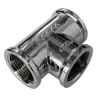 TEE 20mm CHROME