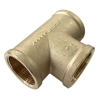 Tee Screwed Brass, 32mm (1 1/4")