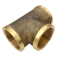Tee Screwed Brass, 50mm (2")