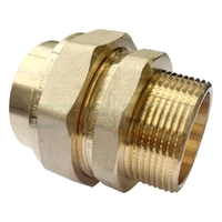 Union Screwed Brass Male/Female, 40mm (1 1/2")