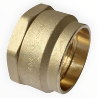 Bush Tube Brass Capillary Female No. 4F, 40mm OD x 40mm FI