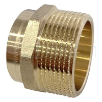 Connector Brass Capillary Straight Male No. 3, 40mm OD x 40mm MI