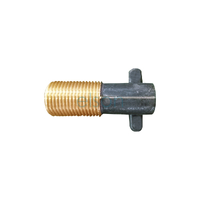 Connector Brass Capillary Winged Straight No. 5, No Hole, 15mm OD x 15mm MI