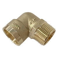 Elbow Brass Capillary C x M No. 13, 25mm OD x 20mm MI