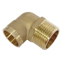 Elbow Brass Capillary C x M No. 13, 25mm OD x 25mm MI