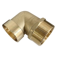 Elbow Brass Capillary C x M No. 13, 50mm OD x 50mm MI