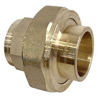 Union Brass Capillary Connector No. 11, 32mm OD x 32mm OD