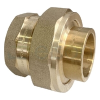 Union Brass Capillary Connector Straight Female No. 69F, 32mm OD x 32mm FI