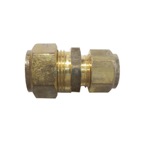 Union Nylon Olive Compression C x C, Brass, 20mm C x 15mm C (3/4" x 1/2")