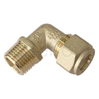 ELBOW CxM 15mm C x 15mm MI BRASS N/O