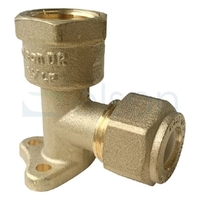 ELBOW LUG 15BP 15mm C x 15mm FI BRASS N/O