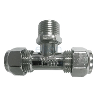 TEE CxCxM 15mm C x 15mm C x 15mm MI CP N/O