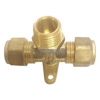 TEE CxCxM LUGGED 15mm BRASS N/O