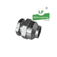 Union Flared Compression C x C, Chrome Plated, 15mm FL x 15mm FL