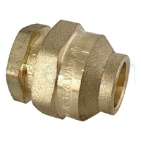 UNION CxC 15mm FL x 15mm FL BRASS