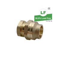 Union Flared Compression C x C, Brass, 15mm FL x 20mm FL (1/2" x 3/4")