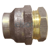 UNION CxC 25mm FL x 20mm FL BRASS