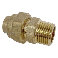 UNION CxM 10mm FL x 10mm MI(3/8" x 3/8") BRASS