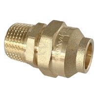 UNION CxM 15mm FL x 15mm MI BRASS
