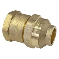 UNION CxF 15mm FL x 15mm FI BRASS