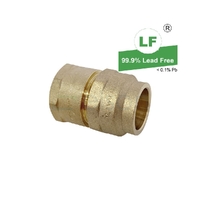 Union Flared Compression C x F, Brass, 25mm FL x 25mm FI (1" x 1")