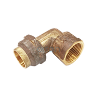 Elbow Flared Compression C x F, Brass, 20mm FL x 15mm FI (3/4" x 1/2")