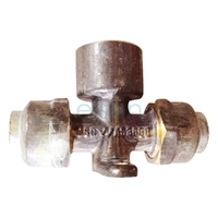TEE CxCxF LUGGED 15mm FL x 15mm FL x 15mm FI BRASS ( 15mm FI CENTRE )