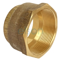 Compression Nut Flared Compression, Brass, 50mm (2")