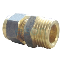 Union Copper Olive Compression C x M, Brass, 10mm C x 15mm MI (3/8" x 1/2")