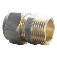 Union Copper Olive Compression C x M, Brass, 25mm C x 25mm MI (1" x 1")