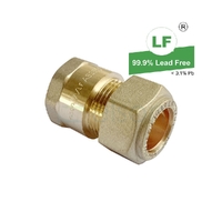 Union Copper Olive Compression C x F, Brass, 20mm C x 20mm FI (3/4" x 3/4")