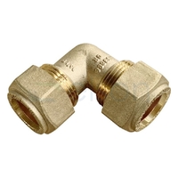 ELBOW CxC 20mm C x 20mm C BRASS Copper Olive