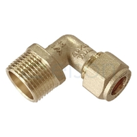 ELBOW CxM 15mm C x 20mm MI BRASS Copper Olive