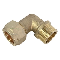 ELBOW CxM 25mm C x 25mm MI BRASS Copper Olive